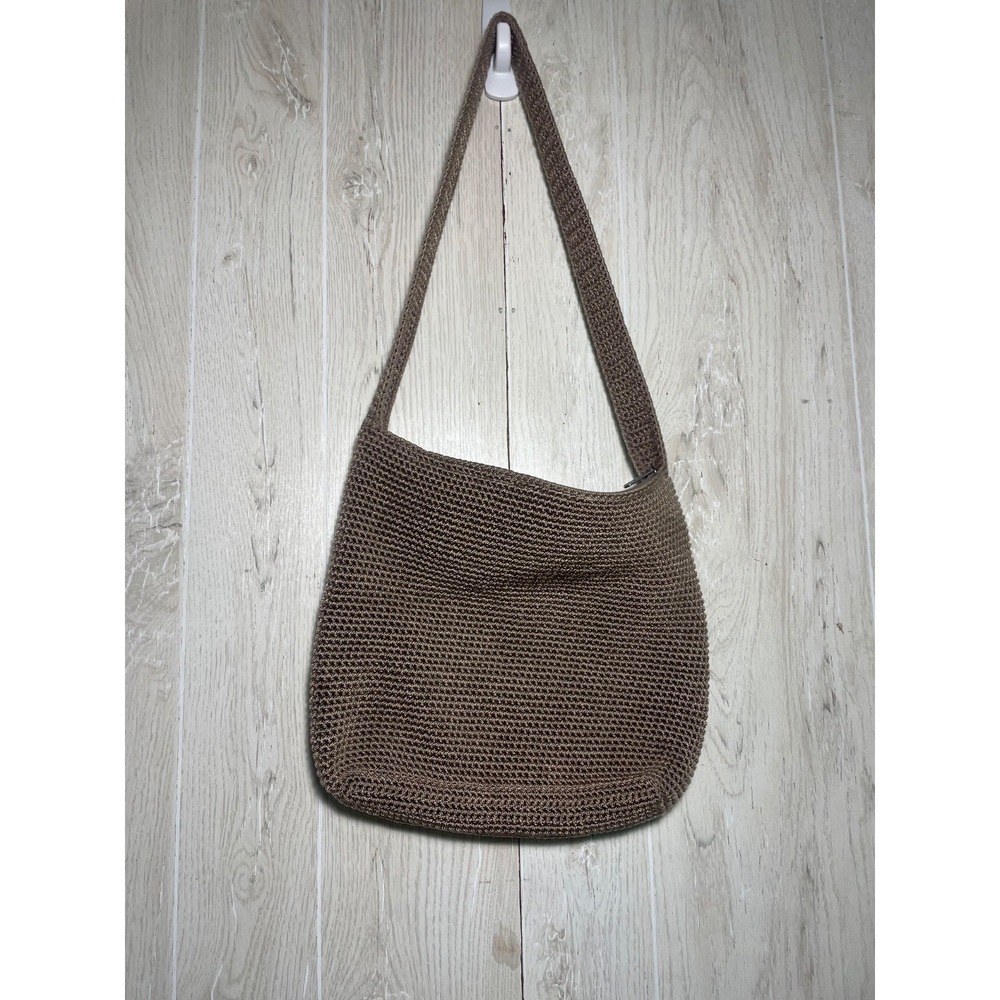 The Sak Crocheted Large‎ Shoulder Bag Beige